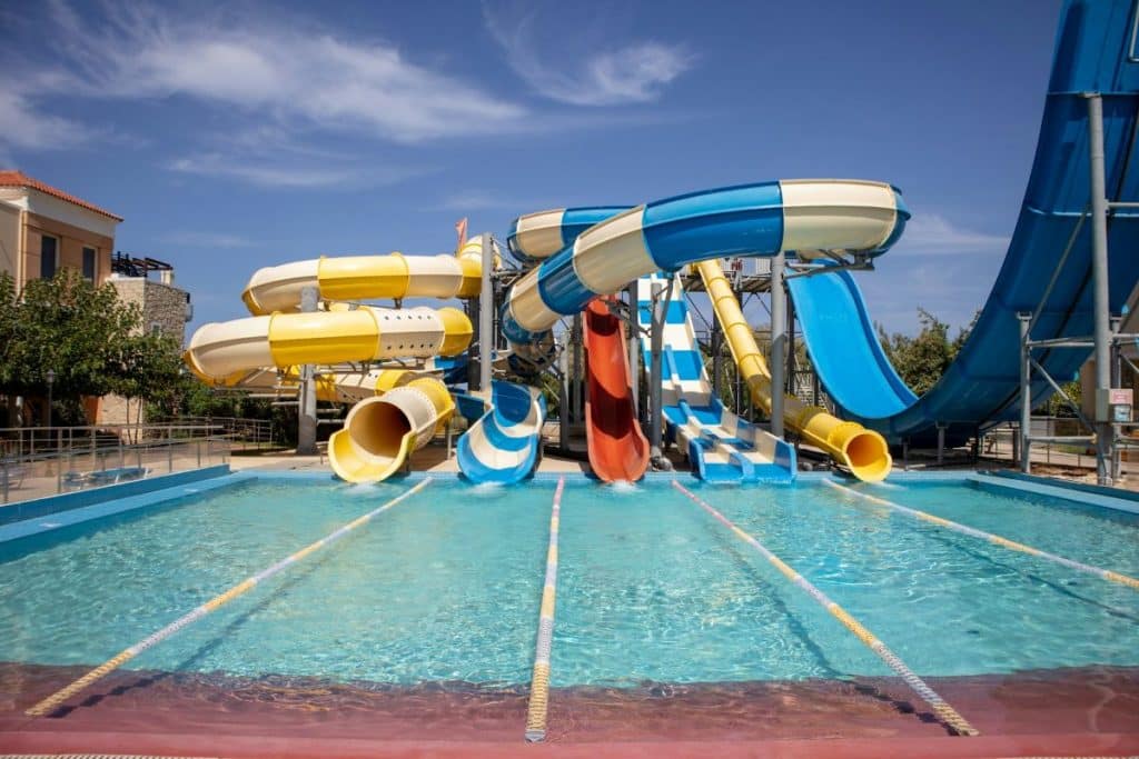 parc aquatique dans un camping aux Sables d'Olonne