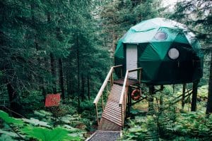 cabane dans les arbres logement insolite