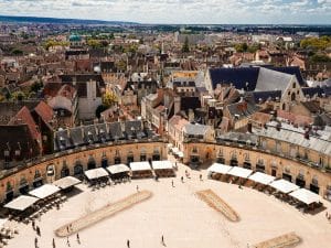 vue aérienne de Dijon